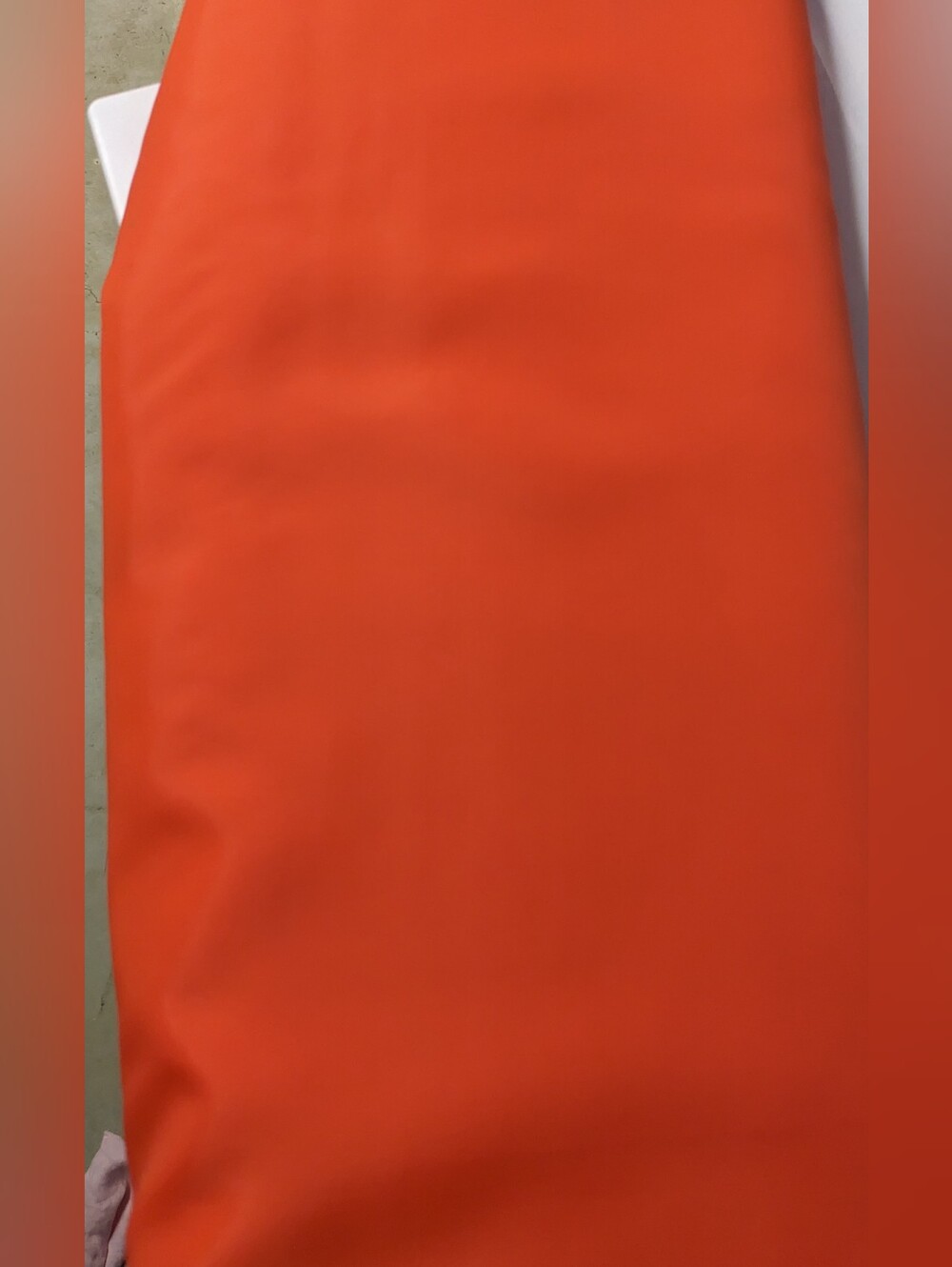 New Nylon Solid Orange Fabric, 3yds, Material, S3-G